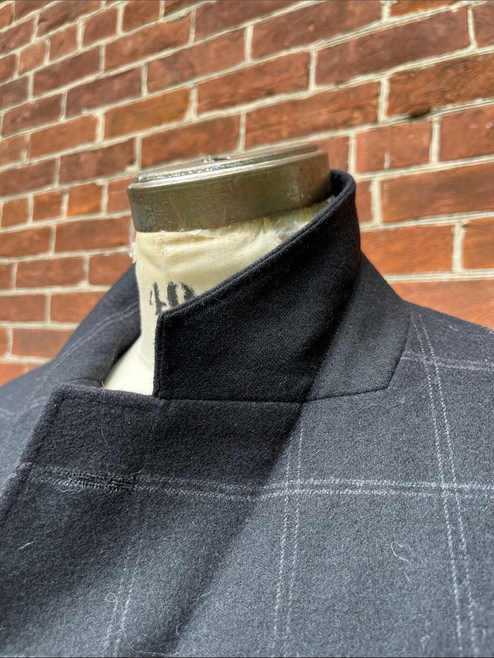 Armani Collezioni Charcoal Gray Windowpane Sport Coat Blazer - Picture 3 of 8